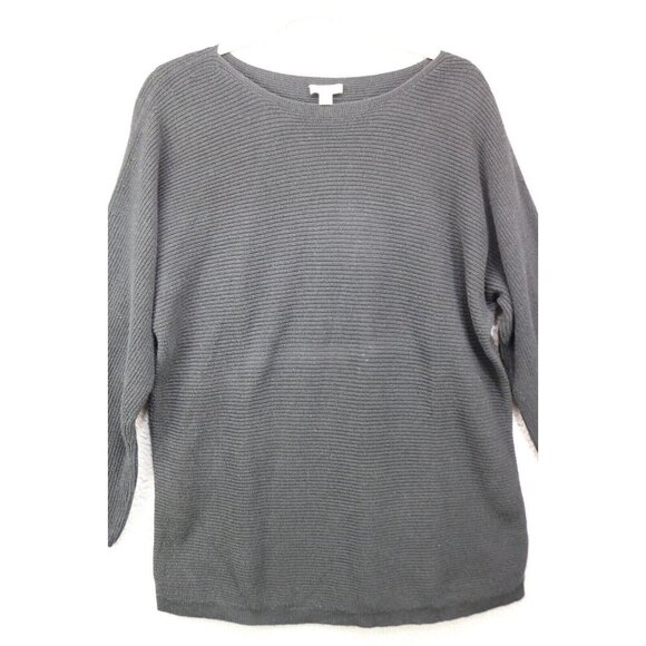 J. Jill 3/4 Sleeve Ribbed Sweater Tunic-Size Large - Picture 2 of 8